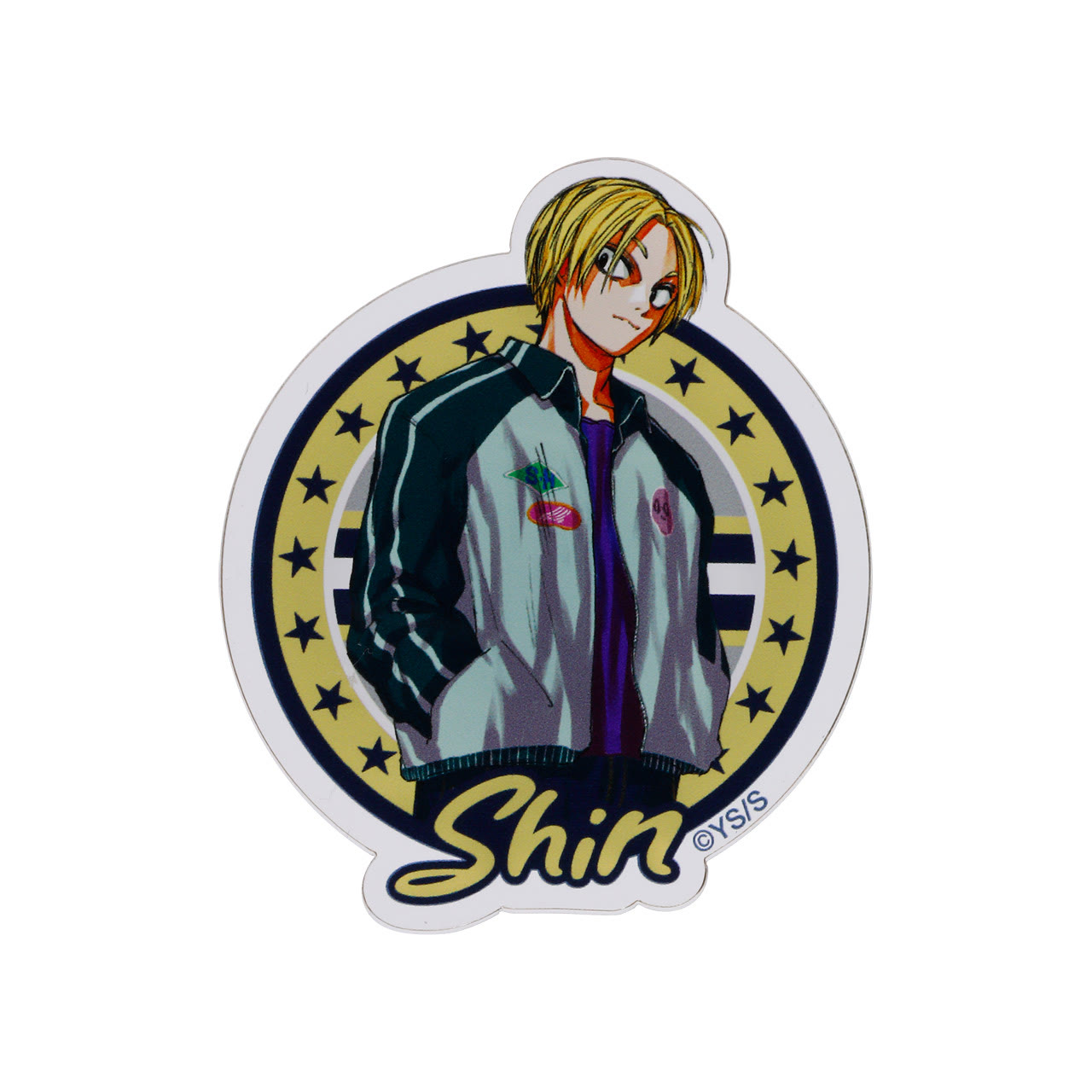 シンのジップジャケット (アクリルバッジ付き) フリーサイズ